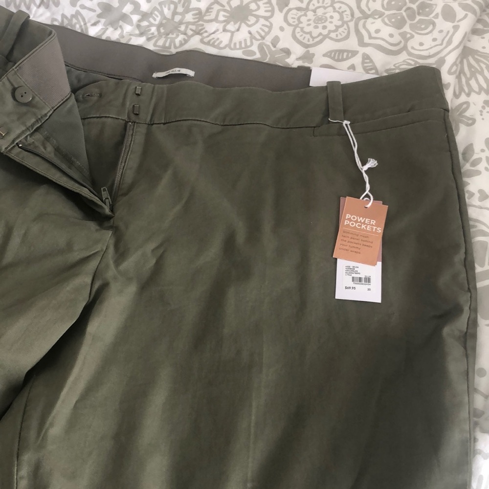 NWT! Lane Bryant Allie Twill Ankle Pants